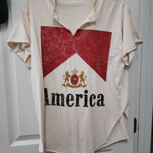 Vintage-Inspired Cream Graphic Tee